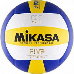 Мяч Mikasa MV210 белый-желтый-синий