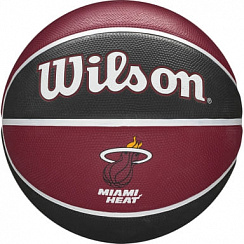 Мяч баскетбольный Wilson NBA Team Tribute Miami Heat АРТ.Wtb1300xbmia